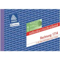 Avery formulierboek Rechnung 1714, A6 dwars, 2 x 40 vel