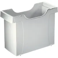 Leitz Plus Uni-Box Hangmappendoos A4 20 Mappen Kunststof Grijs 36,5 x 17 x 27,3 cm