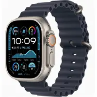Apple Watch Ultra 2 - 49mm - Natural Titanium - Navy Ocean Band - (130-200mm)
