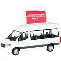 Herpa 013468 H0 Bus Mercedes Benz Sprinter Bus hoogdak, wit
