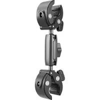Telesin Dual Crab Claw Clamp Mount - aluminium