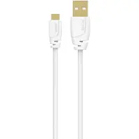 Sinox beslag SELECT Micro USB naar USB-A kabel | USB2.0 | tot 2A | wit | 0,75 meter