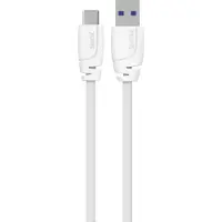 Sinox beslag PRO USB-C - USB-A kabel | USB3.0 | tot 3A | wit | 1 meter