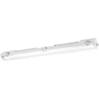 Eglo 74124 Wandlamp/Plafondlamp / 1 T8 lamp - L-675 - Grijs/Transparant - 'ECO TUBE-E' model