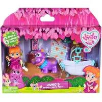 Vida the Vet Juno's bubbelbadpakket met kleurveranderende levens- en Juno-actiefiguren en Doctor Kit-accessoires Speelgoed voor meisjes vanaf 3 jaar