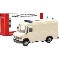 Herpa Mercedes Benz Vario + Zwaaibalk, Beige (Minikit)