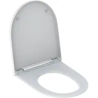 Geberit ONE Soft Close Quick Release Toilet-zitting wit-chroom 243.989.21.2