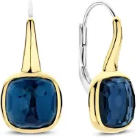 Ti sento Dames Oorbellen - 925 zilver - Blauw - 7989DB