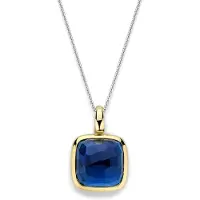 Ti sento Dames Hanger - 925 zilver - Blauw - 6836DB