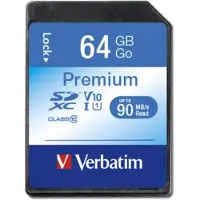 Verbatim SDXC UHS-1 geheugenkaart / 64GB