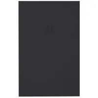ZEZA Grade Douchevloer - 100x80cm - antislip - antibacterieel - mineraalmarmer - rechthoek - mat zwart 400000000000019817