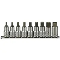 Kippers Rijssen M1212 9-delige Doppenset - Inbus - 5-17mm - 1/2"