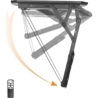 Speaka Professional TV-plafondbeugel Met elektromotor, Kantelbaar, Uittrekbaar 58,4 cm (23) - 139,7 cm (55) 23-55Z