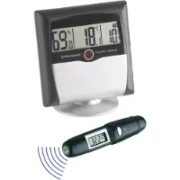 TFA-Dostmann MS-10 Luchtvochtigheidsmeter (hygrometer) 1 % Hrel 99 % Hrel Set hygrometer + infrarood-thermometer