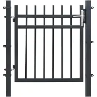 Songmics Kleine metalen tuinpoort