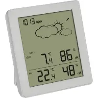 Sonstiges CLEAR 35.1168.02 Draadloos weerstation Verwachting voor 12 tot 24 uur Aantal sensoren max.: 3