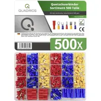 Quadrios 22C424 Assortiment kabelschoenen 0.5 mm² - 2.5 mm² Rood, Blauw, Geel 1 set(s)