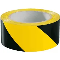 Ampere Traffic vloertape Extra - geel zwart | 7,5 cm breed