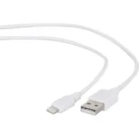 Gembird CC-USB2-AMLM-2M-W - 2 m - Lightning - USB A - Männlich - Männlich - Weiß