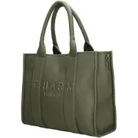 Charm London Laptoptas 15.6'' Bond Natuur Groen