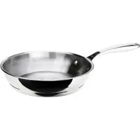 Inoxibar Pan - - Ø 24 cm - Ergonomische handgreep - Geschikt voor alle vuren, inclusief inductie - RVS