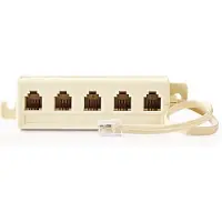 Nedis RJ11-telefoonsplitter - 1 male naar 5 female