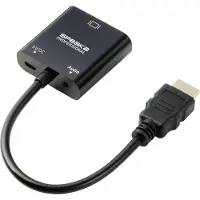 Speaka Professional SP-10352148 HDMI / VGA Adapter [1x HDMI - 1x VGA] Zwart 0.15 m