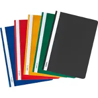 Herlitz Schnellhefter A4 PP farb.sort Schulheft. 10Pack
