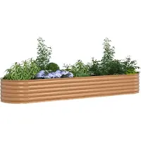 vidaXL Verhoogd bed Bruin 320 x 80 x 44 cm Staal