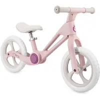 Momi NORU - Loopfiets - Opvouwbaar - 12 inch - Verstelbaar Zadel - Roze
