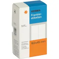 Herma Frankeeretiket 4329 dubbel 163x45mm 500 stuks