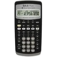Texas Instruments Instruments Ba Ii Plus Calculator Transparant