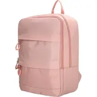 Beagles Originals Chiba Rugzak - Tablet Vak - Underseat - Geschikt voor Transavia Ryanair KLM Handbagage - Soft Feel Rugtas - Trendy - Oudroze