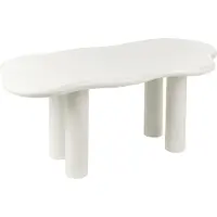 Beliani ONDLE - Eettafel - Gebroken wit - MDF