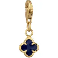 KUZZOI Hangers 'Kleeblatt' navy / goud
