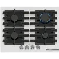 Bosch Serie 6, PPP6A2I40, gasfornuis, wit/zwart