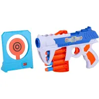 Eddy Toys Bullseye Doelspel - Dartpistool met Foam Darts en Doelwit - Vanaf 6 jaar