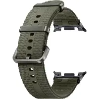 Samsung Originele Nylon Athleisure Band voor de Galaxy Watch 9 (40/44mm) / Watch 8 (40/44mm) / Classic (46mm) - Maat M/L - Groen