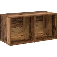 vidaXL Tv-meubelset 2 st Oud Hout Bewerkt hout