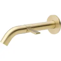Ben Anello wand fonteinkraan geborsteld messing
