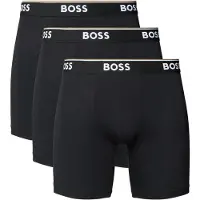 BOSS Boxershorts zwart / wit