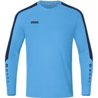 Jako Power Keepersshirt Lichtblauw Donkerblauw