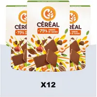 CEREAL 12x Chocolade Tablet Hazelnoot 80 gr