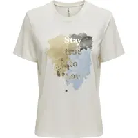 ONLY - ONLFREE LIFE REG S/S LEAF TOP JRS - Dames - Blouses