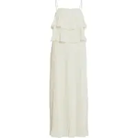 Vila Jurk 'Chiffan' beige / lichtbeige