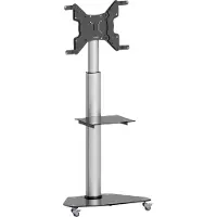 Speaka Professional SP-TVC-500 TV-wagen 94,0 cm (37) - 203,2 cm (80) Vloerstandaard, In hoogte verstelbaar, Kantelbaar