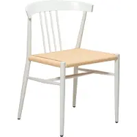 Dan Form Danform Sava eetkamerstoel papier wit,beige.