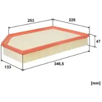 FILTRON Luchtfilter AP 165/9
