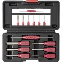 Toolcraft TO-9659463 Ontgrendelingsset voor Deutsch-Terminal 4 Gauge, 8 Gauge, 12 Gauge, 14 Gauge, 16 Gauge, 20 Gauge