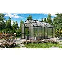 Vitavia Kweekkas Uranus 11500 - Polycarbonaat 6mm - Zwart - 257x445x248cm